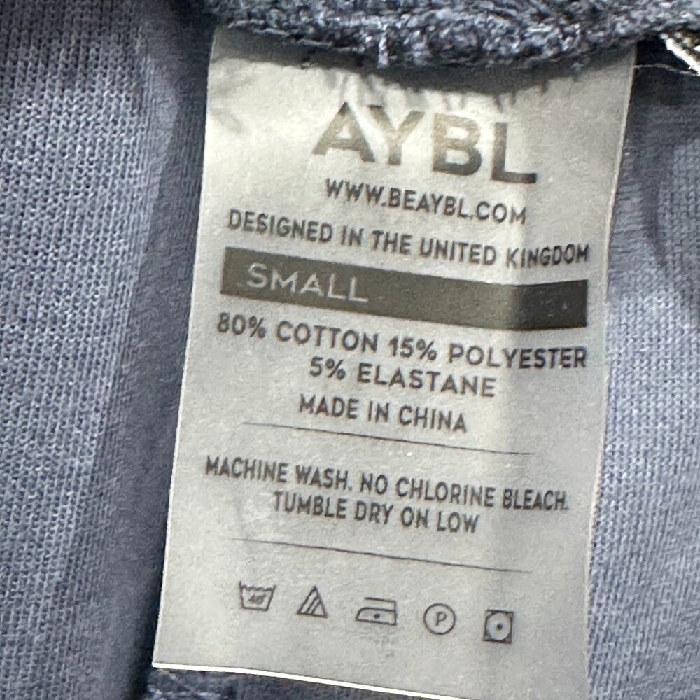 AYBL Jogger Sweatpants Blue Small Gym Workout Casual Travel Soft Elastic Pull On - Picture 5 of 5